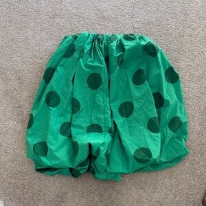 Green Polka Dot Bubble Dress